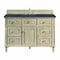 James Martin Vanities 48'' Single Vanity, Whitewashed Oak w/ 3 CM Charcoal Soapstone Quartz Top 424-V48-WWO-3CSP - alternate 1